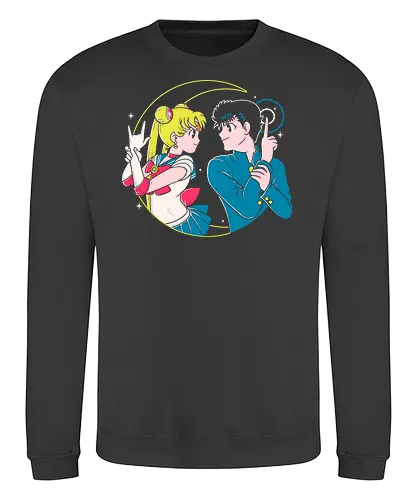 Retro anime Battle - anime, Sailor, Tuxedo mask - Sweatshirt