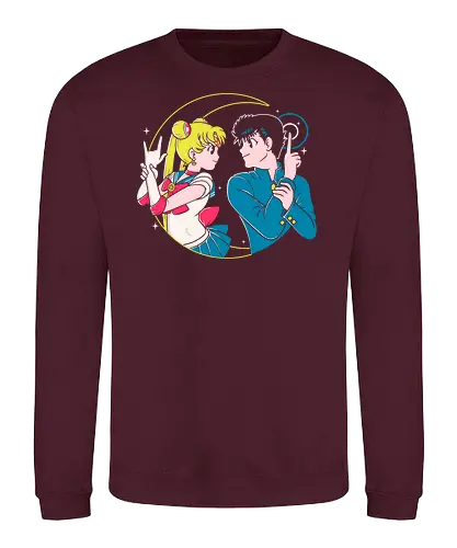 Retro anime Battle - anime, Sailor, Tuxedo mask - Sweatshirt