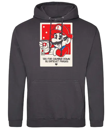 T to calm down - mario, tee, t, ttime - Standard Hoodie