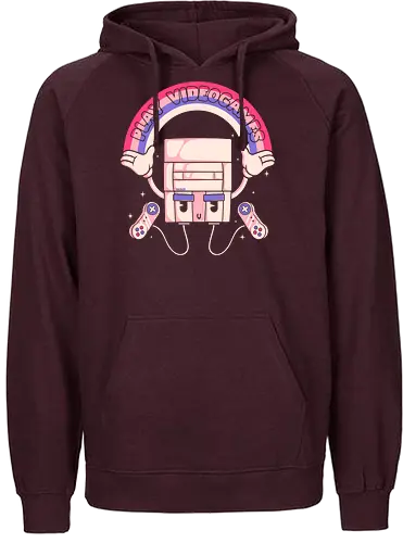 Play Videogames - videogames, gaming, retro - Fairtrade Hoodie