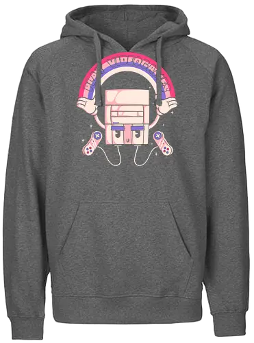 Play Videogames - videogames, gaming, retro - Fairtrade Hoodie