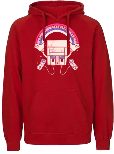 Play Videogames - videogames, gaming, retro - Fairtrade Hoodie