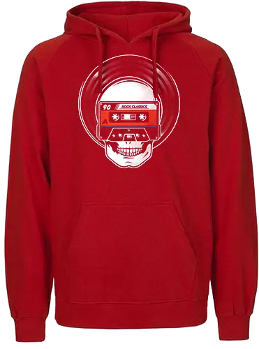 Rock Classics - rock, classic, music, skeleton, vinyl - Fairtrade Hoodie