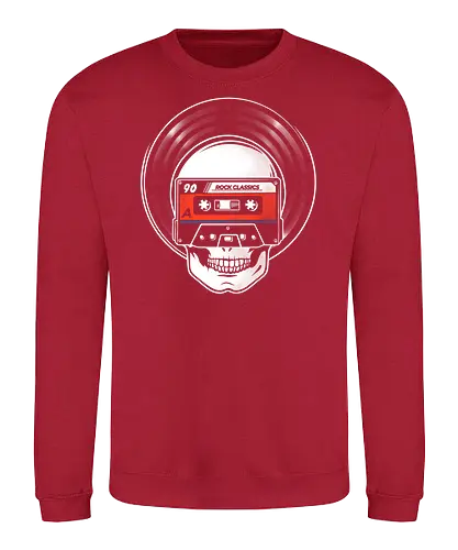 Rock Classics - rock, classic, music, skeleton, vinyl - Sweatshirt