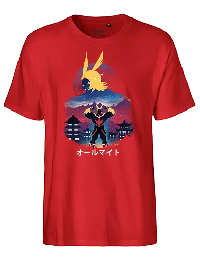 Ultra Plus Night - academia, all might, anime, hero - Fairtrade T-Shirt