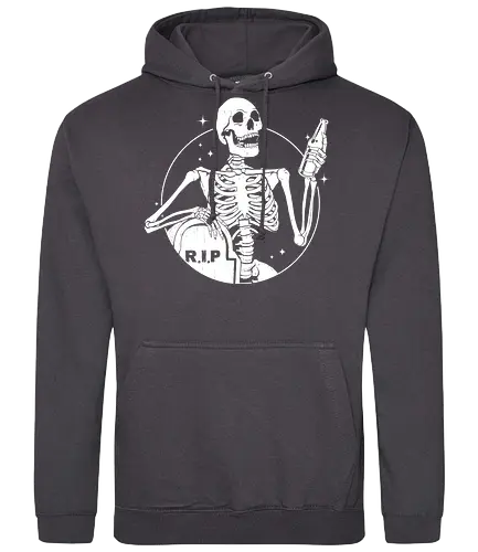 Skull Beer - skeleton, skelett, bier, rip, death - Standard Hoodie