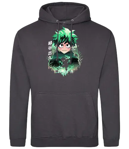 Deku Night - academia, deku, anime, hero - Standard Hoodie