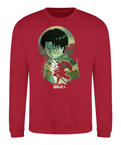 Levi Sunset - attack, titan, Levi, manga, anime - Sweatshirt