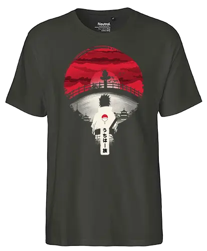 Uchiha Night - anime, manga, ninja, shinobi - Fairtrade T-Shirt