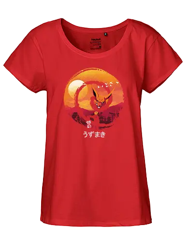 Uzumaki Night - anime, manga, ninja, shinobi, fox, spirit - Fairtrade Girl Shirt