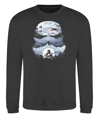 Storm Mountains - scifi, movie, space opera, science fiction, trooper - Sweatshirt