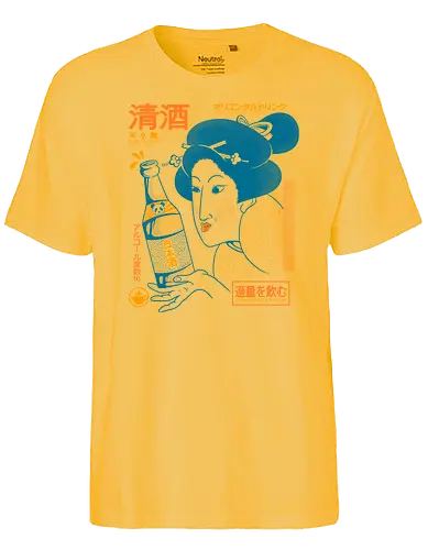 Oriental Drink - sake, reiswein, wein, japan - Fairtrade T-Shirt