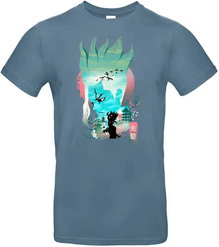 Senku Landscape - anime, Dr.Stone, Senku - Standard T-Shirt
