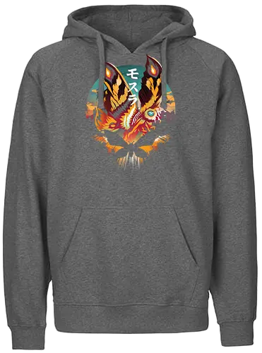 Kaiju Sunset - moth, Motte, kaiju, monster, japan - Fairtrade Hoodie