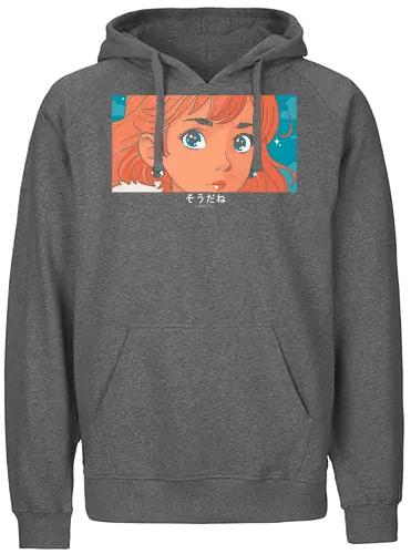 I see you - manga, anime, eyes - Fairtrade Hoodie