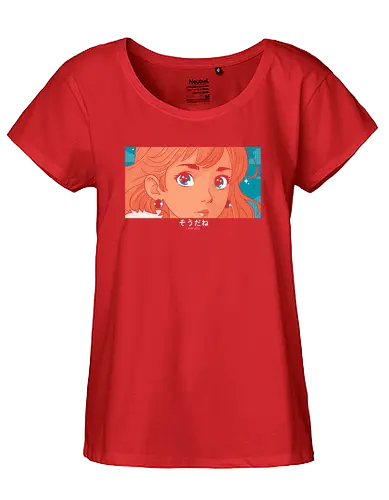 I see you - manga, anime, eyes - Fairtrade Girl Shirt