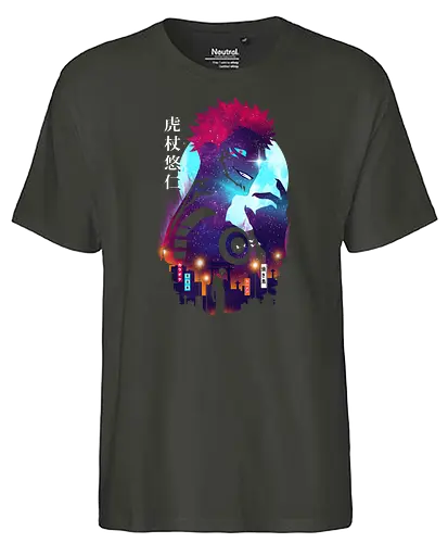 Yuji Landscape - jujutsu, kaisen, yuji, sukuna, anime, manga - Fairtrade T-Shirt