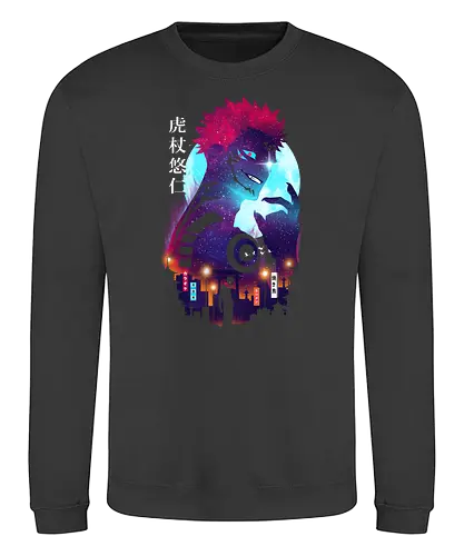 Yuji Landscape - jujutsu, kaisen, yuji, sukuna, anime, manga - Sweatshirt