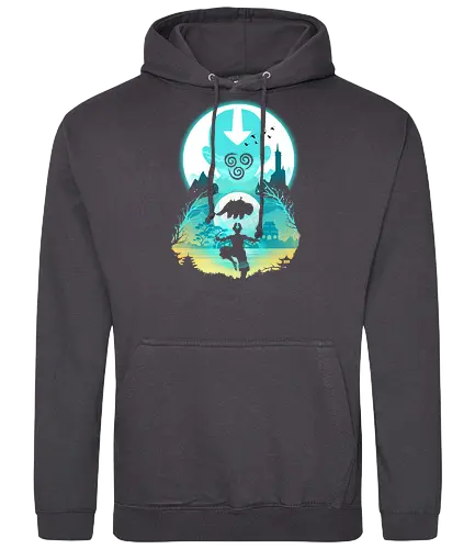 Bender Landscape - air, Bending, legende, aang, Luft - Standard Hoodie