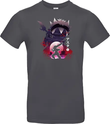 Asta Landscape - asta, black, Clover, anime, manga - Standard T-Shirt