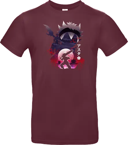 Asta Landscape - asta, black, Clover, anime, manga - Standard T-Shirt