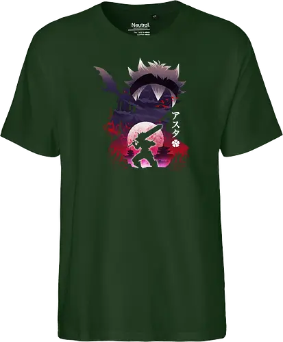 Asta Landscape - asta, black, Clover, anime, manga - Fairtrade T-Shirt