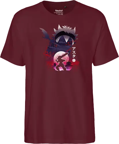 Asta Landscape - asta, black, Clover, anime, manga - Fairtrade T-Shirt