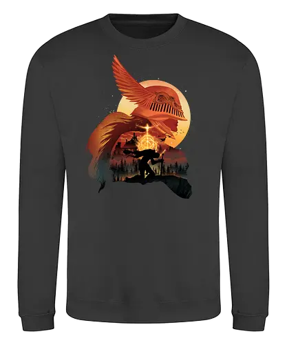 Melina Sunset - elder, ring, gaming, guide - Sweatshirt