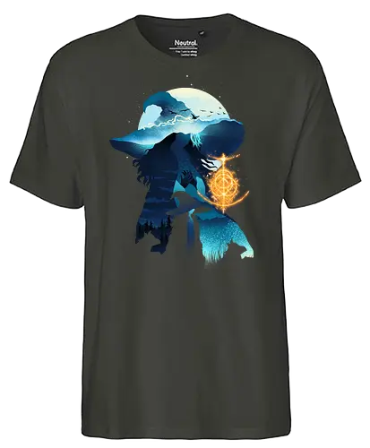 Ranni Moonlight - witch, elder, ring, gaming - Fairtrade T-Shirt