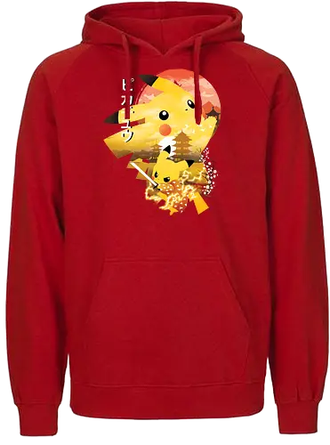 Breath of Thunder Monster - pocket, monster, demon, slayer, mashup - Fairtrade Hoodie