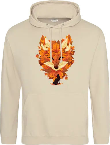 Red Fox and Falling Leaves