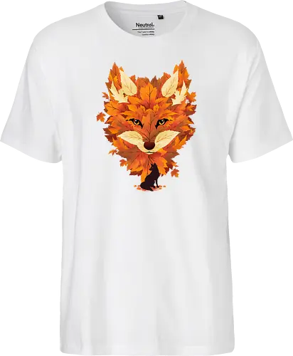 Red Fox and Falling Leaves