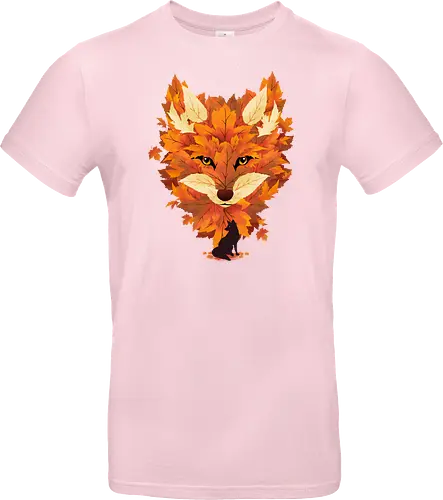 Red Fox and Falling Leaves