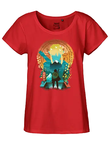 Kingdom Ukiyo-e - kingdom, gaming, Hero of Time, tr - Fairtrade Girl Shirt