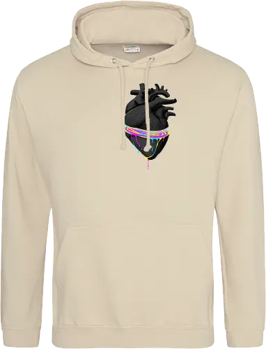 Bleeding Heart - anatomie, herz, love, liebe, lgbt, lgtbq, pride, queer, heart, anatomical heart - Standard Hoodie