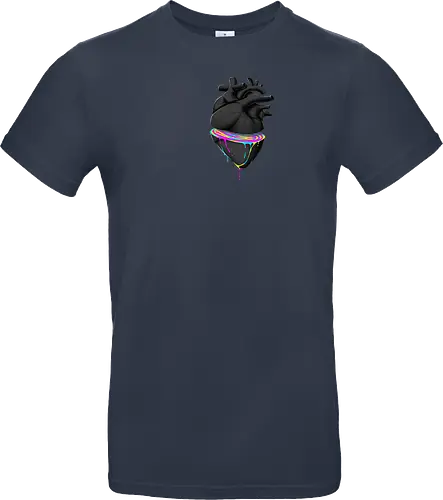 Bleeding Heart - anatomie, herz, love, liebe, lgbt, lgtbq, pride, queer, heart, anatomical heart - Standard T-Shirt