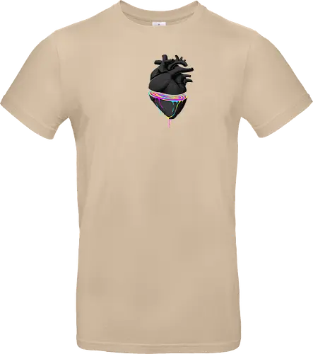 Bleeding Heart - anatomie, herz, love, liebe, lgbt, lgtbq, pride, queer, heart, anatomical heart - Standard T-Shirt