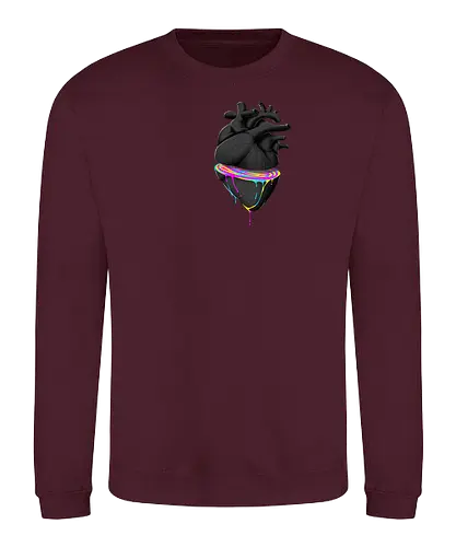 Bleeding Heart - anatomie, herz, love, liebe, lgbt, lgtbq, pride, queer, heart, anatomical heart - Sweatshirt