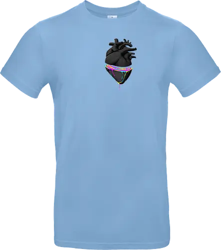 Bleeding Heart - anatomie, herz, love, liebe, lgbt, lgtbq, pride, queer, heart, anatomical heart - Standard T-Shirt