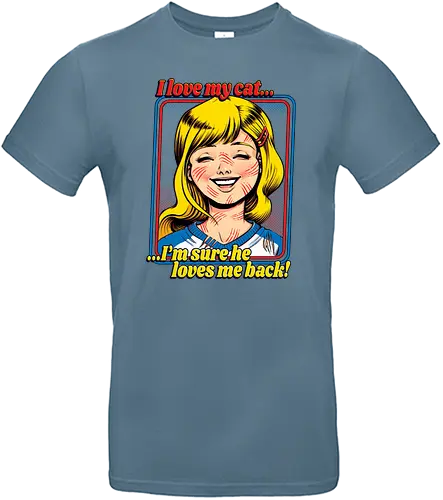 I Love my Cat - love, liebe, cat, katze, scratches, kratzer, catlady, catgentleman, fun, funny - Standard T-Shirt