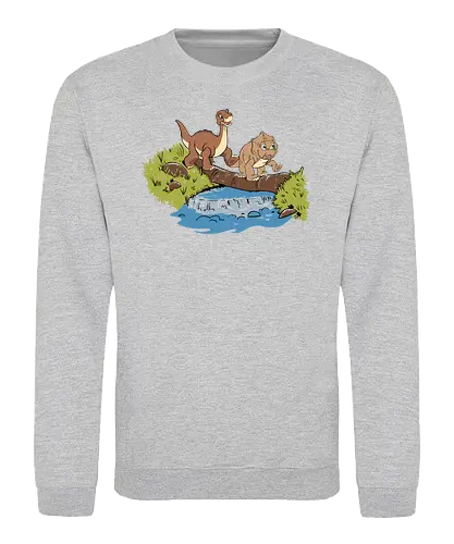 Another Time - dino, vor unserer zeit, littlefoot, mashup, film, zeichentrick - Sweatshirt