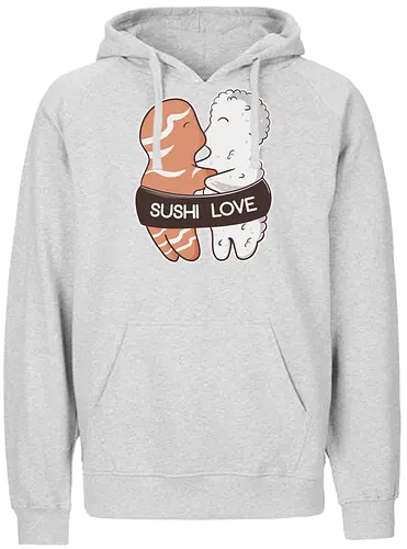Sushi Love - sushi, essen, japan, fisch, reis, food, love, liebe, ting - Fairtrade Hoodie