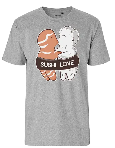 Sushi Love - sushi, essen, japan, fisch, reis, food, love, liebe, ting - Fairtrade T-Shirt