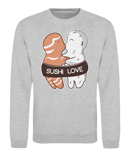 Sushi Love - sushi, essen, japan, fisch, reis, food, love, liebe, ting - Sweatshirt