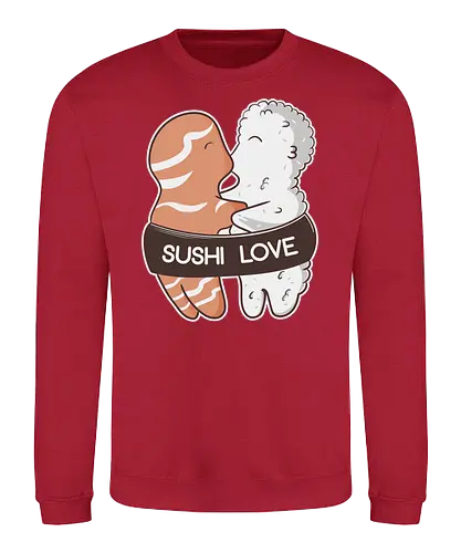 Sushi Love - sushi, essen, japan, fisch, reis, food, love, liebe, ting - Sweatshirt