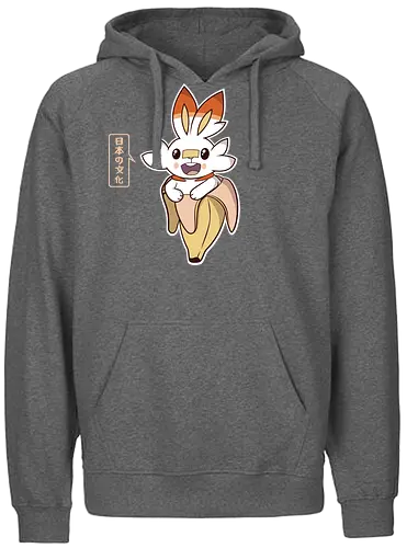 Bunnana - bunny, banana, hase, kaninchen, fun, cute, kawaii, pocket, monster - Fairtrade Hoodie