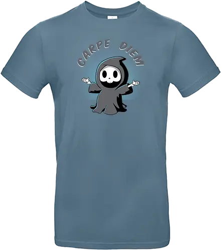 Carpe Diem - carpe diem, sensenmann, lebe den tag, sprichwort, phrasem, tod, reaper - Standard T-Shirt