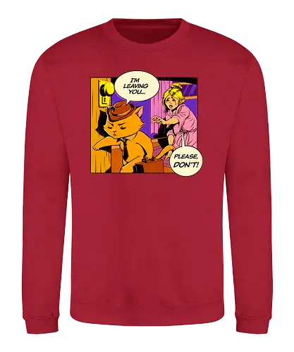 I'm Lving - gehen, popart, cat, catlady, katze, fun, funny, sad, oh no, lving - Sweatshirt