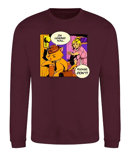 I'm Lving - gehen, popart, cat, catlady, katze, fun, funny, sad, oh no, lving - Sweatshirt