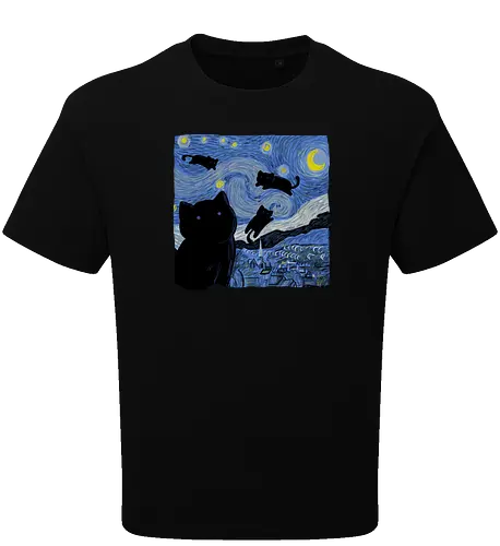 The Starry Cat Night